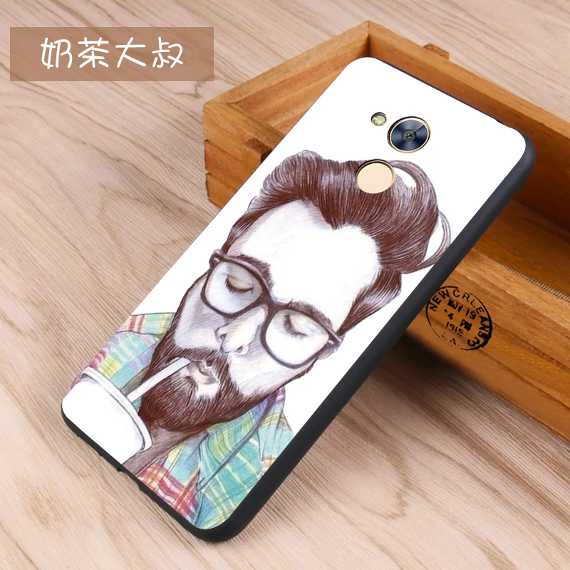 Huawei honor 6a Case Original Cover for Huawei honor 6a Bag Case Cover Skin Wolf Fish Skull honor 6a Fundas 100% BiNFUL 11