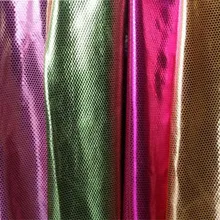 Качественный растягивающийся полиэстер+ спандекс Бронзированная ткань для танцев, гимнастическая одежда, маленький улей Мяч Узор Бикини из ткани эластичный