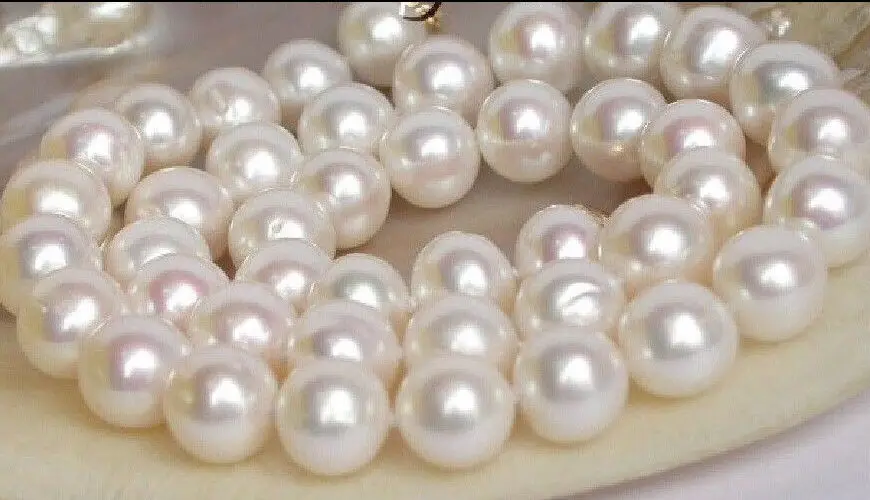 

Free shipping hot sale Women Bridal Wedding Jewelry >>natural classic11-12mmAAA++ south sea white pearl necklace 17inch