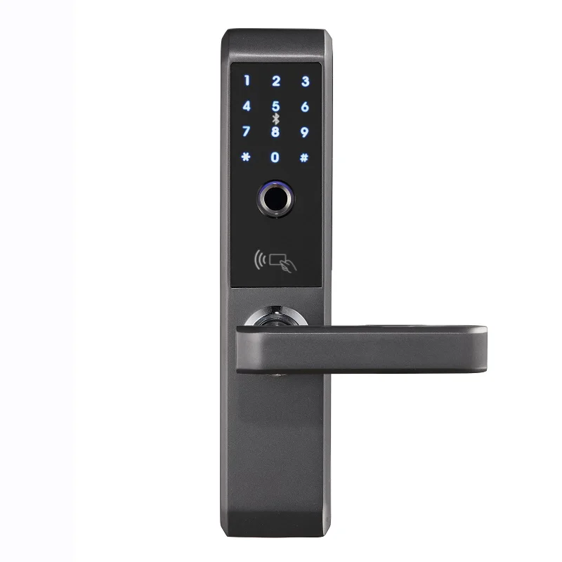 LACHCO 2019 Biometric Fingerprint Electronic Smart Door Lock Code CardTouch Screen Digital Password Lock Key for home Ak18A3F LACHCO 2019 Biometric Fingerprint Electronic Smart Door Lock Code CardTouch Screen Digital Password Lock Key for home Ak18A3F