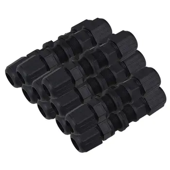 

M20 Ethernet LAN RJ-45 IP67 Waterproof Outdoor Connector 8-core Double Cord M1 Set of 10