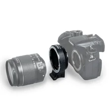 Electronic AF Auto-Focus built-in IS Lens mount adapter EF-M4/3 from Canon EOS EF/EF-S lens to M4/3 Camera GH3 GH4 BMPCC E-M10