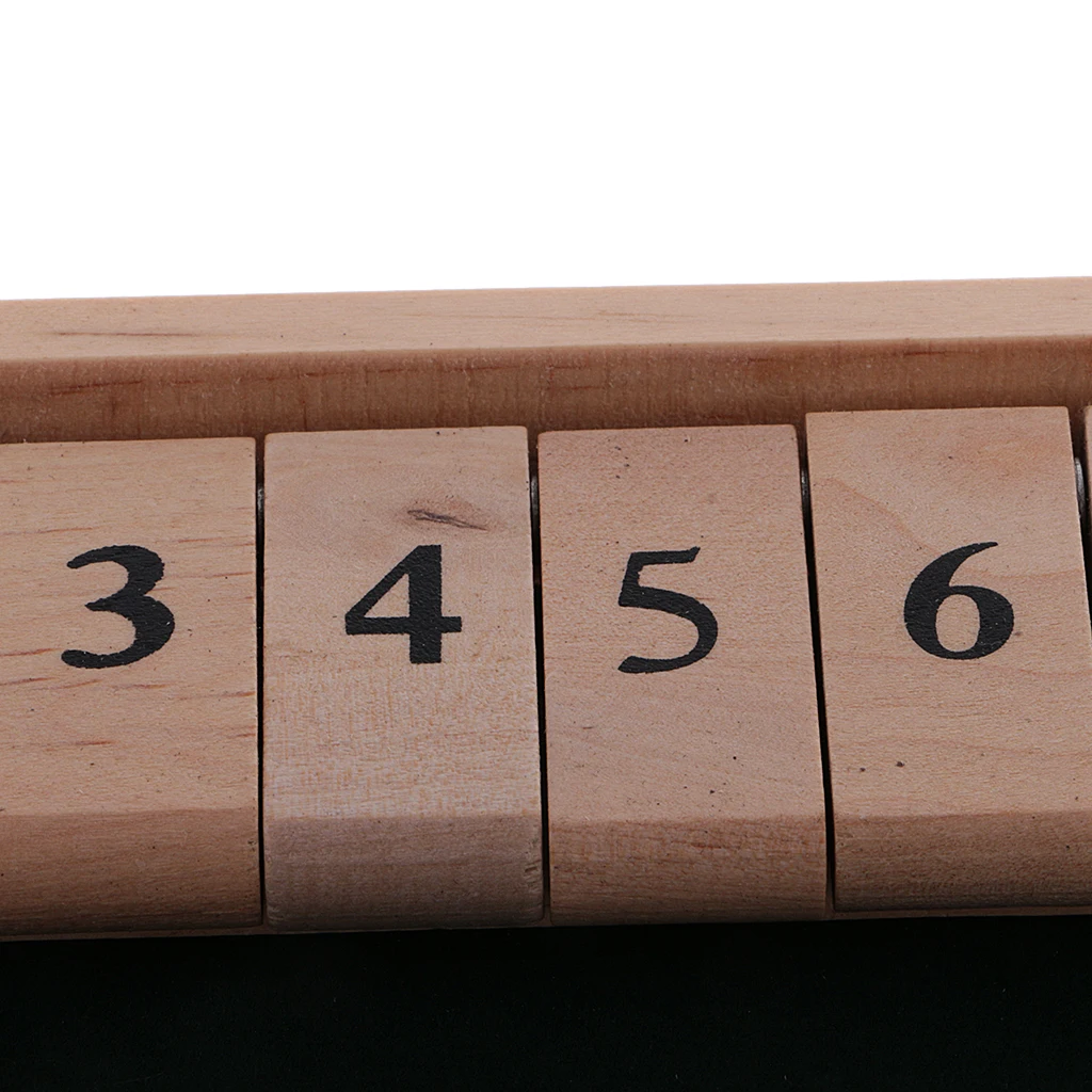 Funny Shut The Box Board Game Set Number Drinking Games Party Club Family Pub Bar Wine Game Supplies Puzzle Game Kids Gift