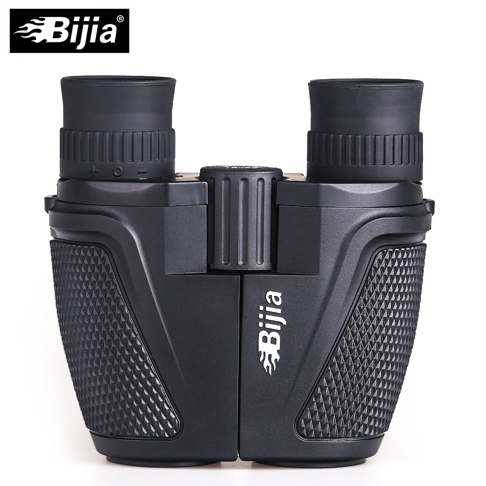 preço BIJIA 12x25 BAK4 Porro Prism Binóculos Telescópio Binocular Portátil Profissional Para A Caça Esportiva Vivendo À Prova D Água