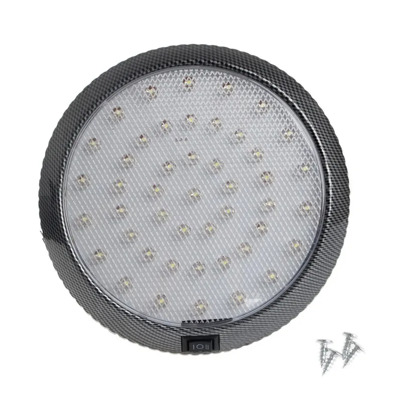 Van Vehicle 12V 46LED Indoor Interior Roof Ceiling Dome Light White