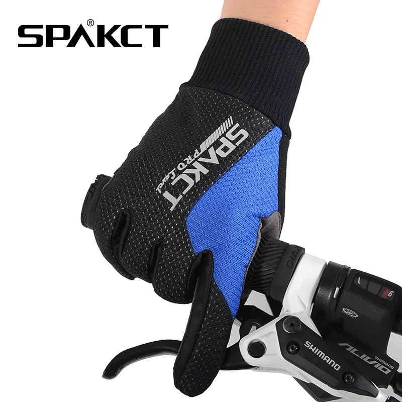 2014 1 пара SPAKCT Утепленные велоперчатки с длинными пальцами,неопрена и эластичной флисы Lycra Перчатки для велосипеда горного,Велоперчатки- Sharp