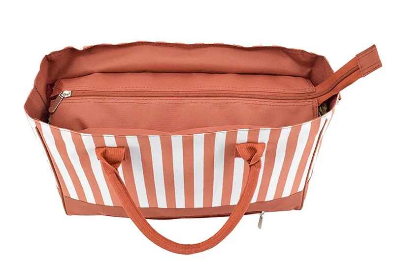 CROAL CHERIE 411530cm Striped Mummy Baby Diaper Bags Stroller Handbags For Moms Maternity Changing Nappy Bag Organizer (20)