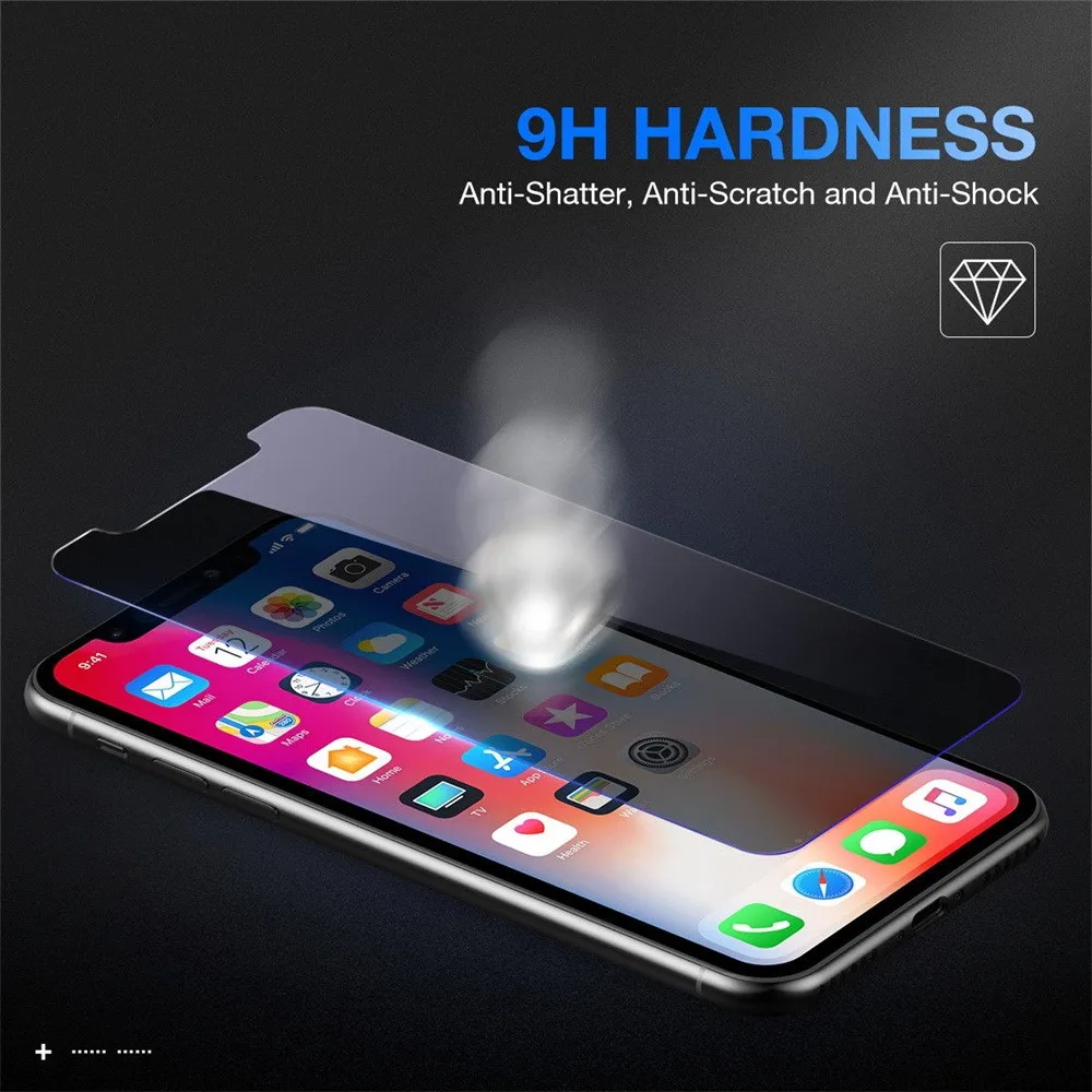 Защитная пленка для iPhone XS Max для Iphone XR Защитная пленка для экрана из закаленного стекла против шпиона A20