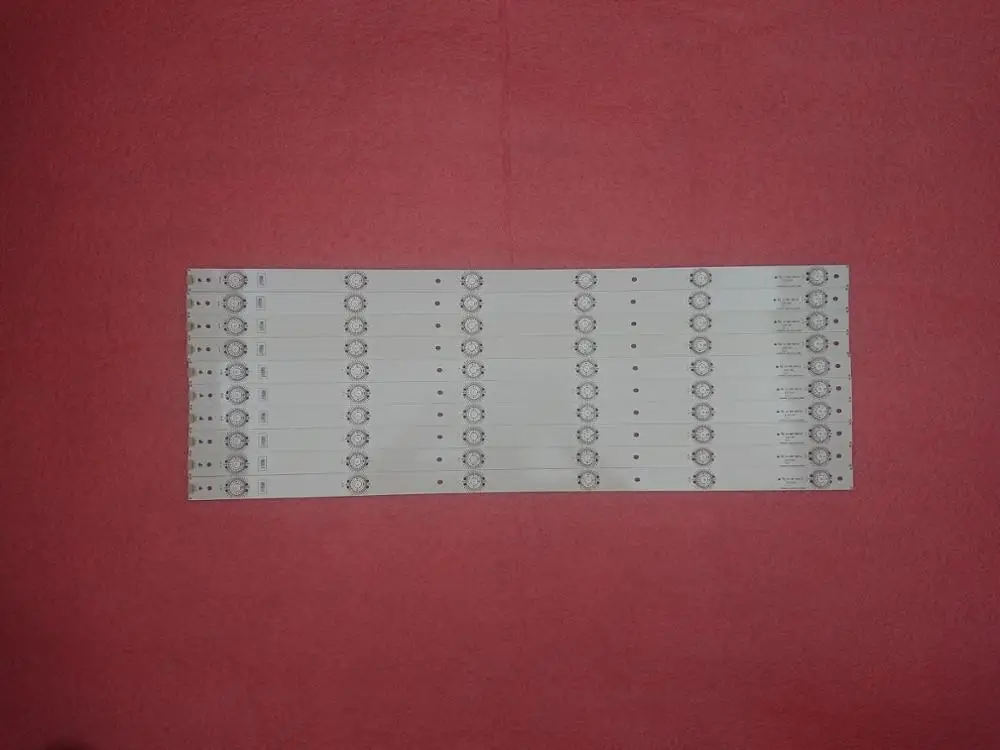 Комплект 7 шт светодиодный полосы подсветки для LUX0155004 VES550QNDS-2D-N12 VES550QNDS-2D-S11 SVV550AK7_UHD_7 светодиодный_ B Тип 55AO4USB