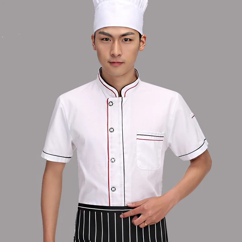 Buy new Chef work clothes Jacket Food Service Short