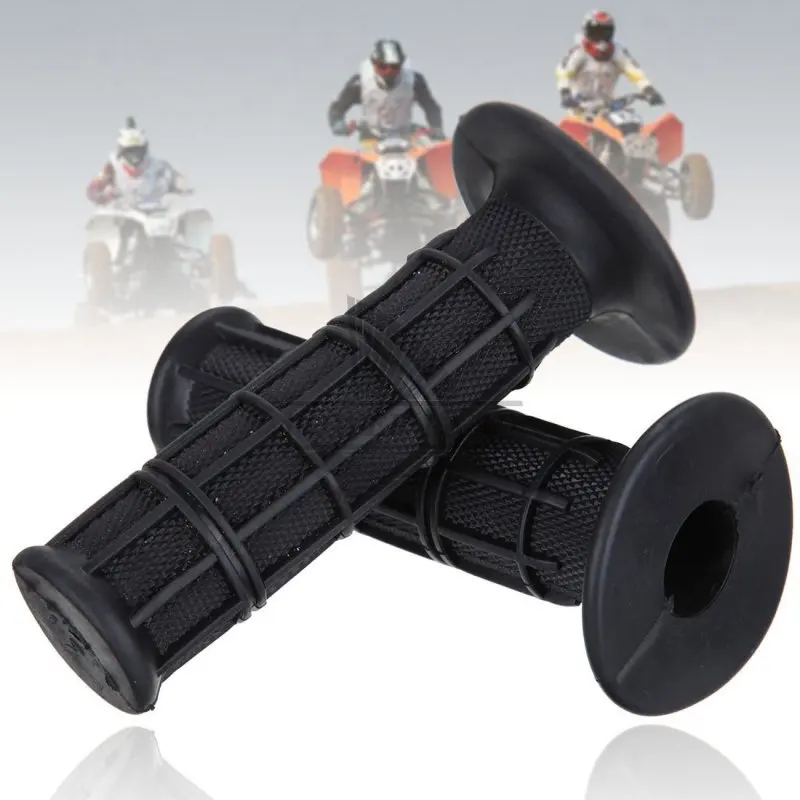22MM 7/8" Handlebar Rubber Gel Hand Grips Universal Motorcycle Dirt Bike ATV USA