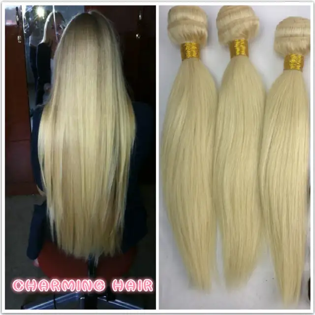 Online Shop Best Quality Blonde European Hair Extension Weave