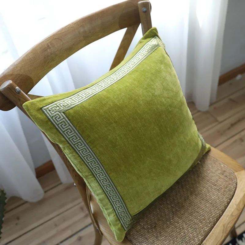 الأخضر المخملية الفاخرة النمط الأوروبي غطاء وسادة وسادة القضية ساحة رمي سادة مكتب السرير أريكة السيارات وسادة تغطي ديكور المنزل الأخضر المخملية الفاخرة النمط الأوروبي غطاء وسادة وسادة القضية ساحة رمي سادة مكتب السرير أريكة السيارات وسادة تغطي ديكور المنزل