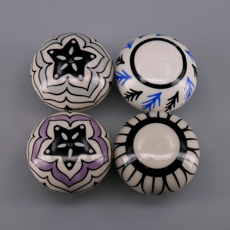 1 قطع الأطفال روم السيراميك مقابض خزانة الكلاسيكية درج التأثيرات دولاب باب خزانة ملابس مقبض سحب الأثاث الفن المقابض