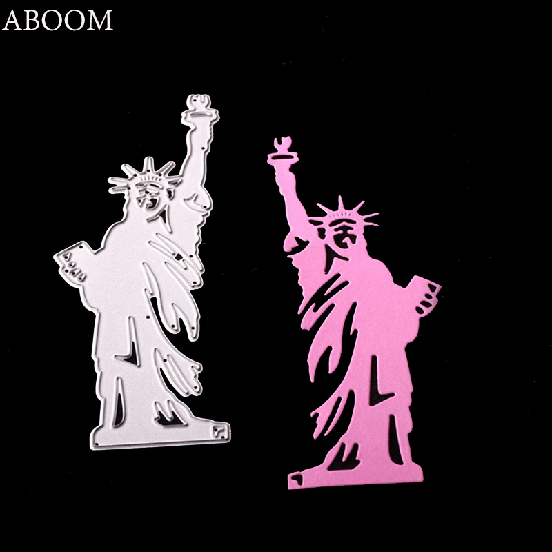  ABOOM New 1PC United Statue Of Liberty Die Cut Scrapbooking Decorative Craft Paper Cutting Dies Inv - 32835826963
