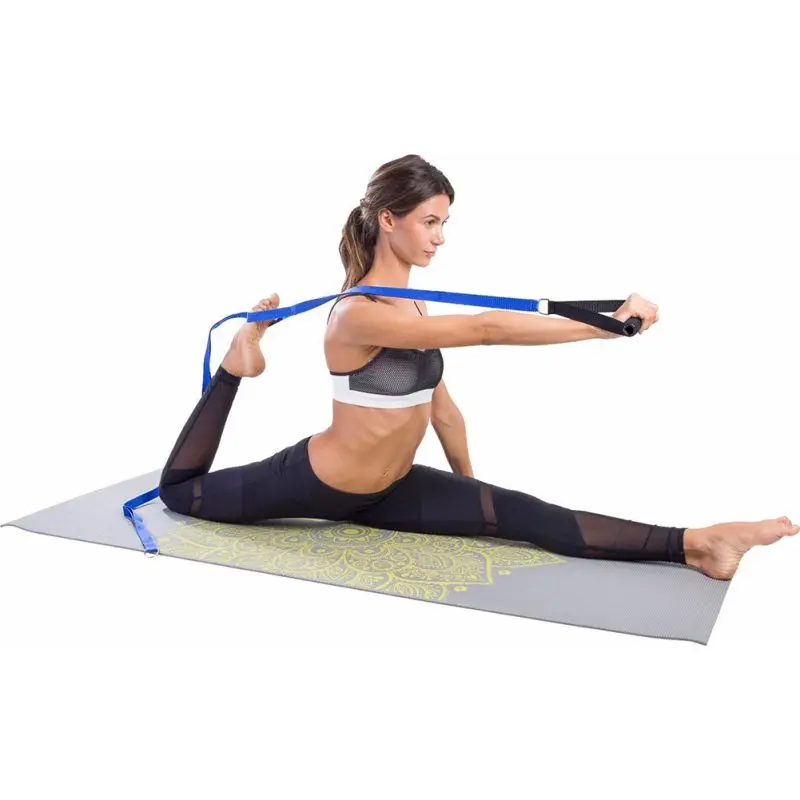 

2m Yoga Stretching Strap Fitness Shaping Yoga Anti-gravity With Grip Loops Fitness Exercise Gym Rope Waist Leg Resistance Belt