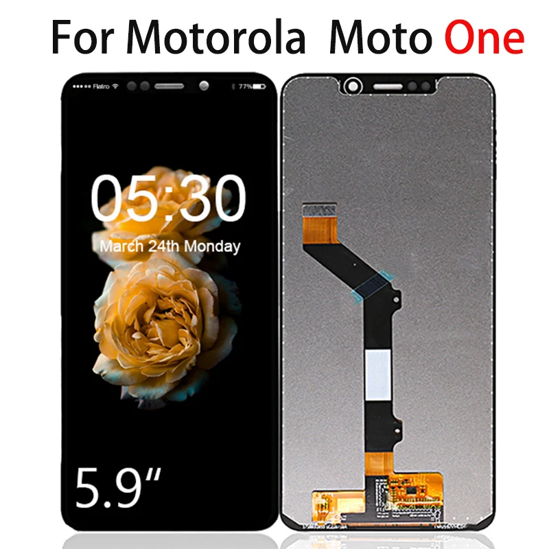 ЖК-дисплей для Motorola for Moto One 5 9 &quotс сенсорным экраном и дигитайзером в сборе XT1941-1