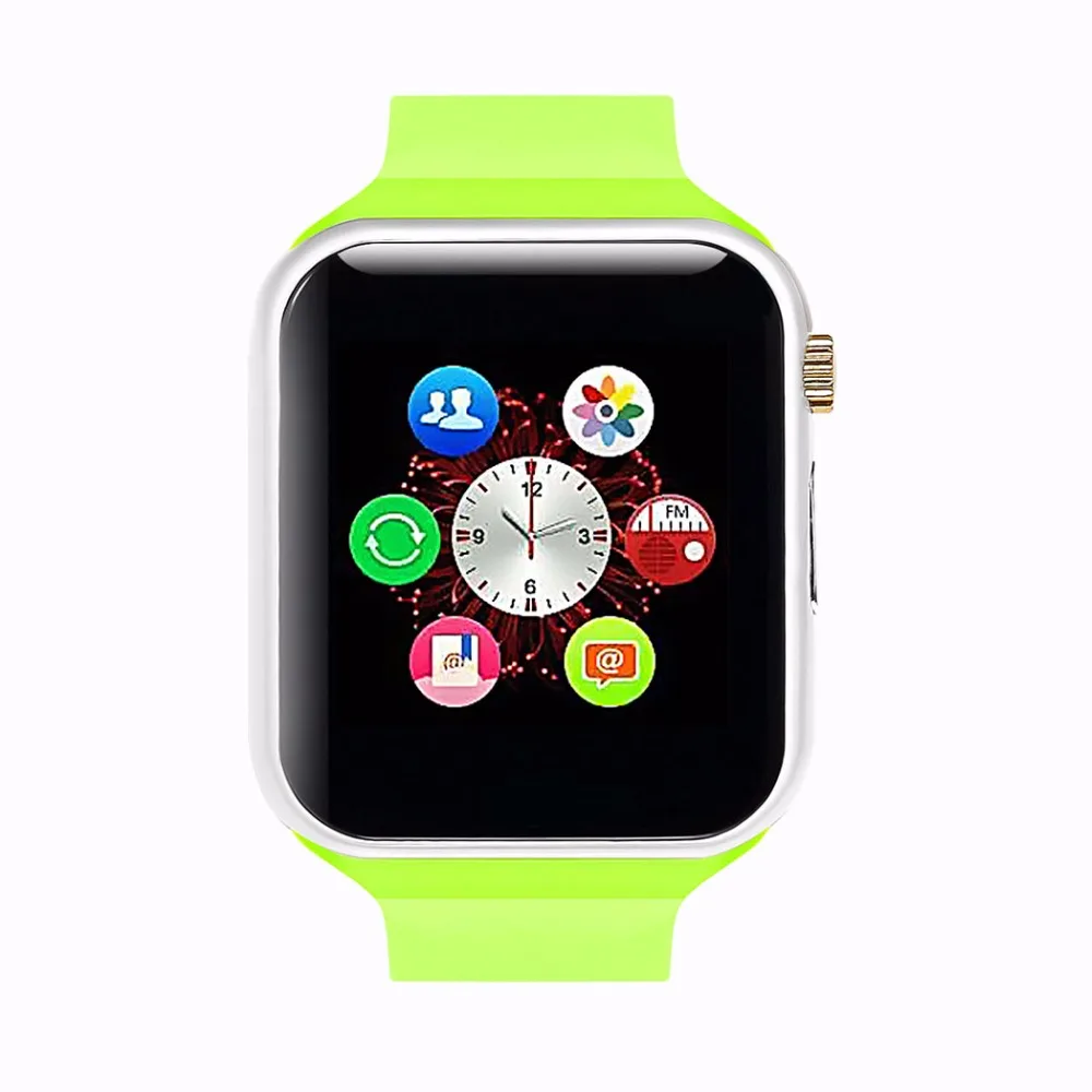 Смарт часы A1 с камерой Bluetooth Шагомер трекер сна ответ на вызов Smartwatch многоязычные
