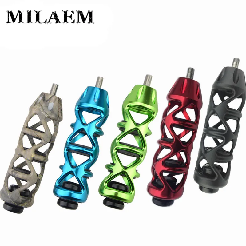 

1pc 5 inch Aluminum + TPR Rubber Compound Bow Stabilizer Reduction Vibration Damper Outdoor Hunting Shooting Aarchery Accessory