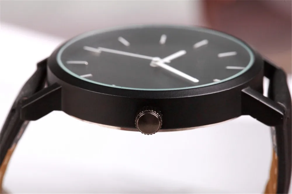 Часы наручные мужские/женские кварцевые с кожаным ремешком|wristwatch digital|watch domewristwatch