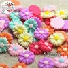 9/13/16/22/26mm Mixed Color flower daisy resin flatback cabochon DIY jewelry phone decoration No Hole ► Photo 2/2