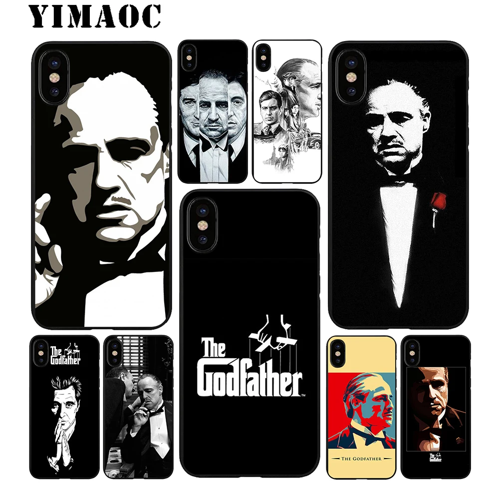 YIMAOC Мягкий ТПУ Черный силиконовый чехол для iPhone X или 10 8 7 6 6S Plus 5 5S SE Xr Xs Max |