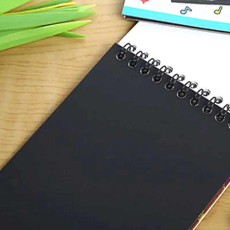 Волшебный цвет скретч Note book бумага черный DIY Рисование игрушки скребковая живопись малыш каракули