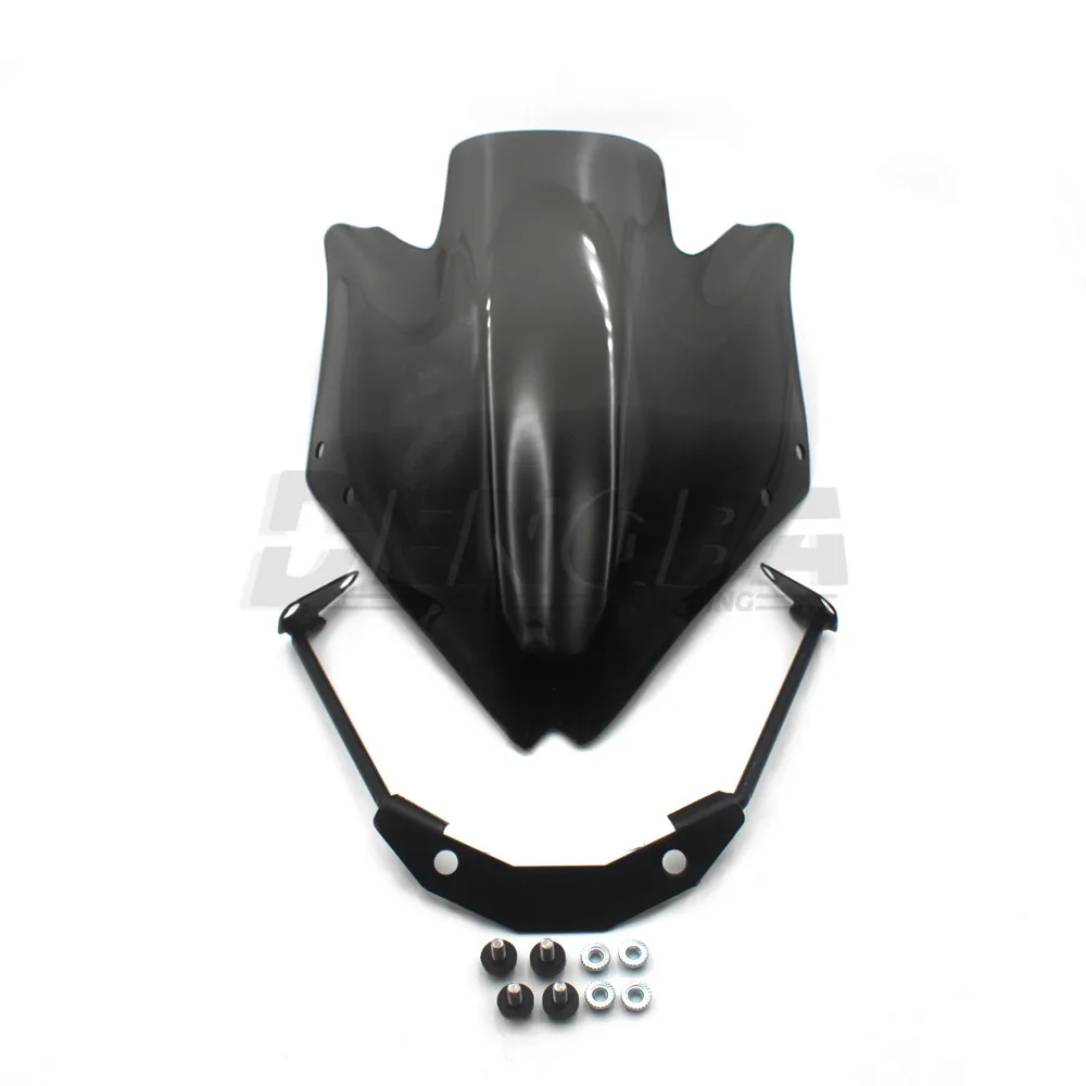 

For Kawasaki Z750 Z 750 Z750R Motorbike Windscreens Wind Deflectors Double Bubble Windshield