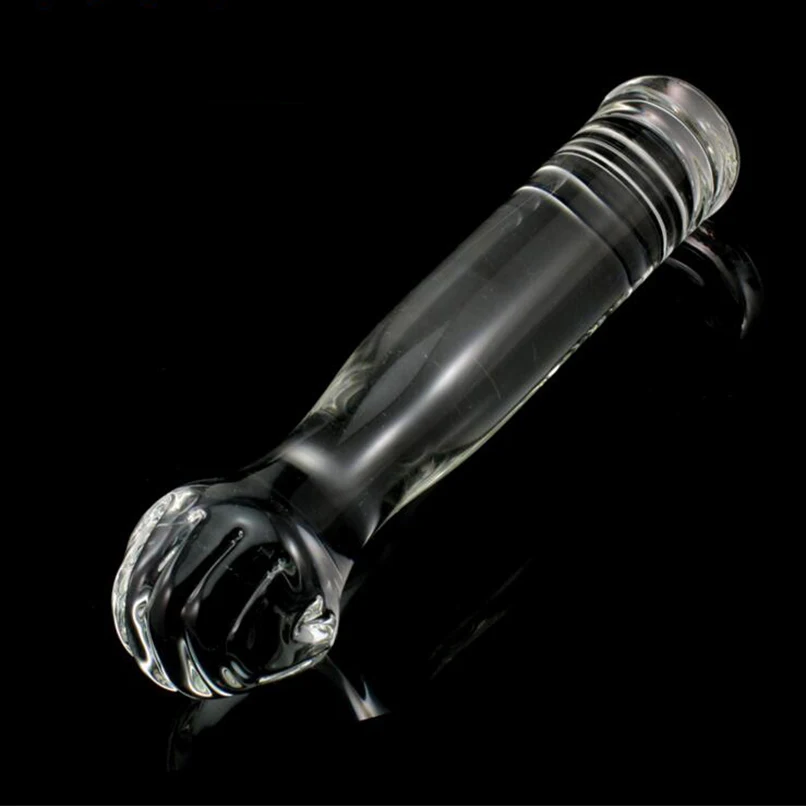 Huge Glass Crystal Dildo Dong Fist Penis Big Pyrex Anal Butt Plug Large