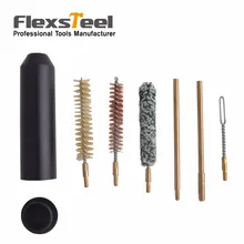 Flexsteel 7 шт./компл. пистолет Пистолетная пушка Набор инструментов Набор ручного ружья штанга щетка карманный размер пистолеты набор аксессуаров