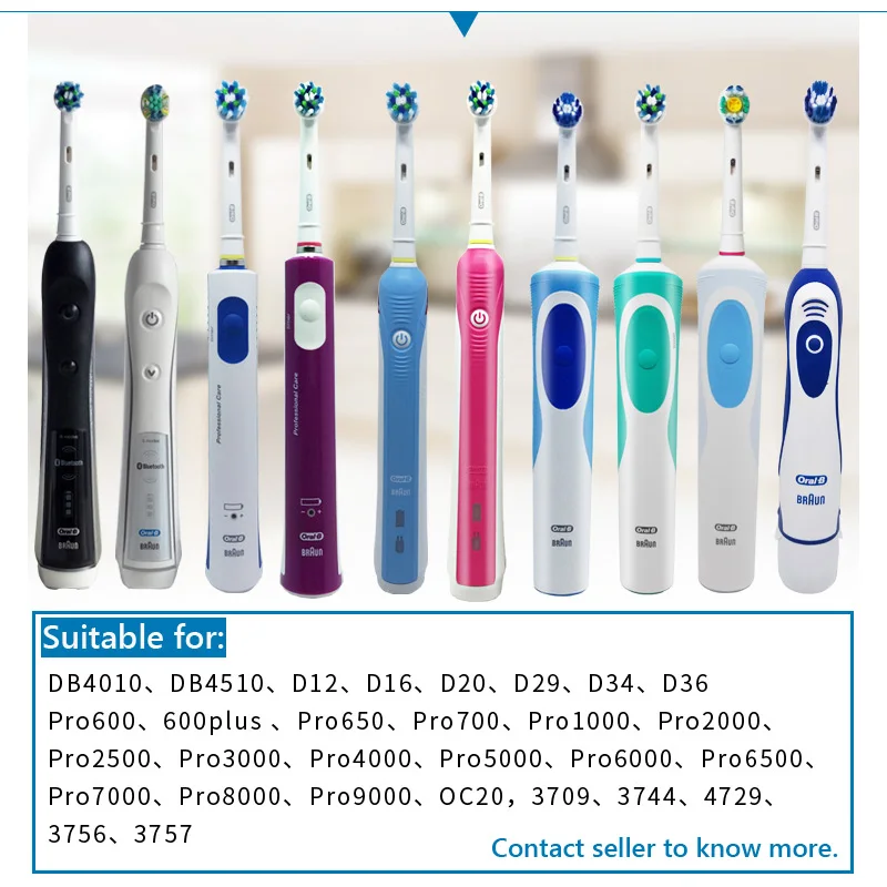 Electric Toothbrush Polishing Head for Oral B Electric Toothbrush Teeth Whitening Remove Teeth Stain 2 Pc/Pack Adult Oral Care 6