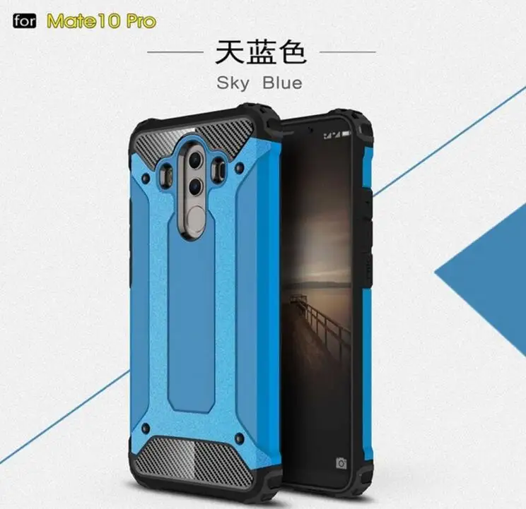 

Armor Cover Case For Huawei Mate 10 Pro Mate 20 Pro Lite 20X Honor 10 Case Silicone + Hard PC Heavy Duty Hybrid Phone Case