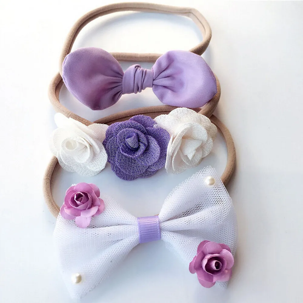 

3Pcs/set Kids Girl Baby Toddler Bow Headband Hair Band Headwear Wonderful Gift For You And Your Friends