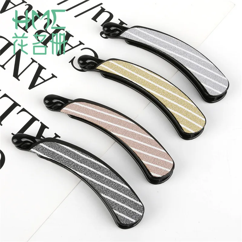 High Quality Barrettes Hair Grips Fabric Art Plastic Hair Pins Hair