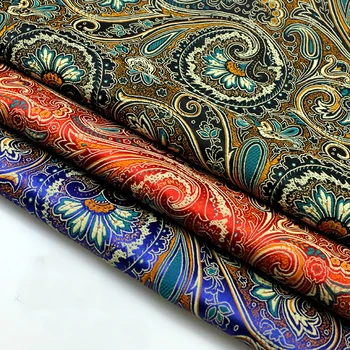 

100cmx75cm European style High precision jacquard tapestry satin jacquard brocade fabric upholstery fabric for patchwork