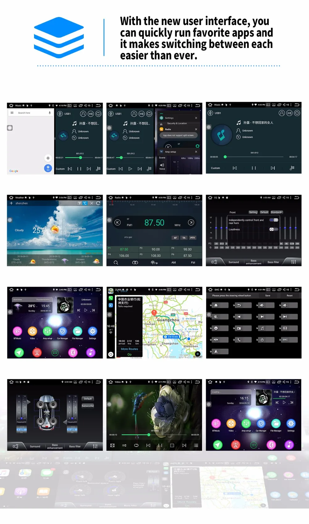 Discount Joying 9.7 inch 1024*768 4GB+64GB HD Screen Android 8.1.0 universal single din car multimedia player Carplay GPS BT split screen 14 Discount Joying 9.7 inch 1024*768 4GB+64GB HD Screen Android 8.1.0 universal single din car multimedia player Carplay GPS BT split screen 14