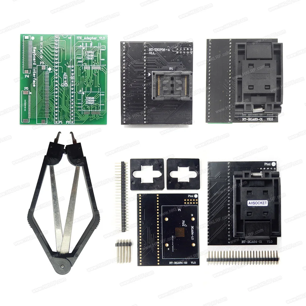 RT809H Универсальный EEPROM USB программатор+ 45 адаптеров BGA64 TSOP48 с всасывающей ручкой+ SOP8 клип лучше, чем RT809F программатор