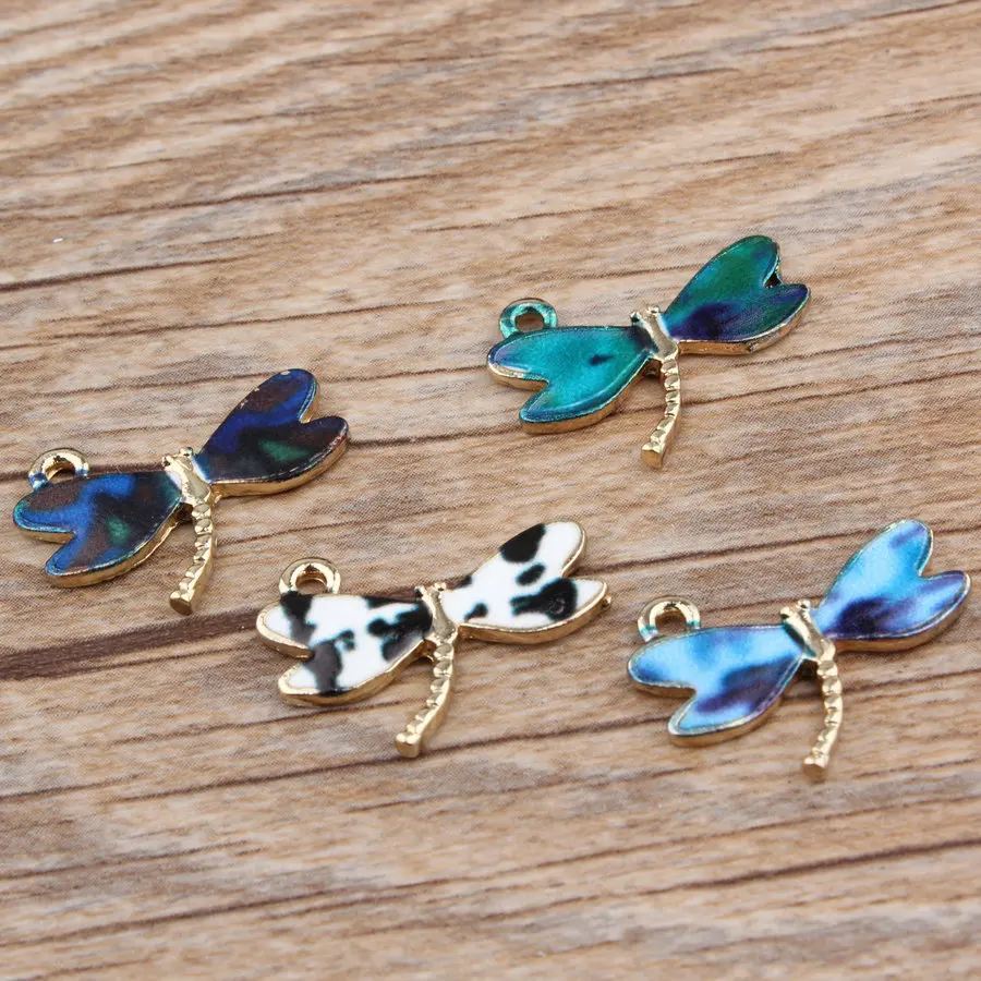 Terbaru Trendy Colorful Alloy Jatuhkan Minyak Emas Tone Kartun