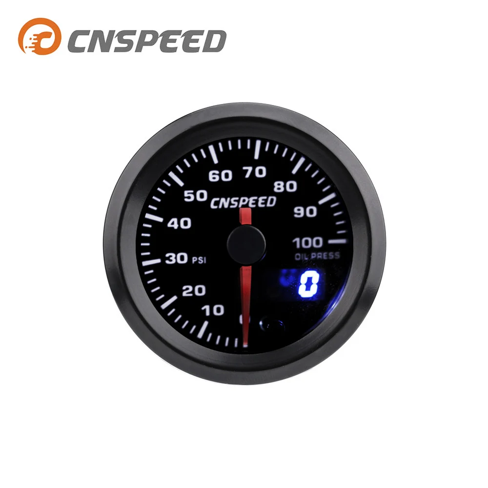 

2" 52mm 7 Colors LED Oil Temp Gauge 40-140 Celsius Oil Temperature Analog Digital Dual Display Car Meter With Sensor YC101432