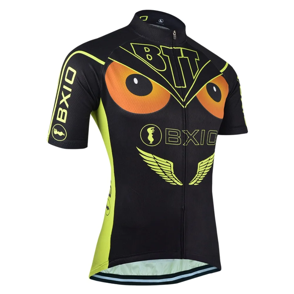 

BXIO Pro Cycling Jersey Shirt Sleeve Raiders Jersey Ropa De Ciclismo Profesional Cycle Jersey Summer Bicycle Clothes 036-J