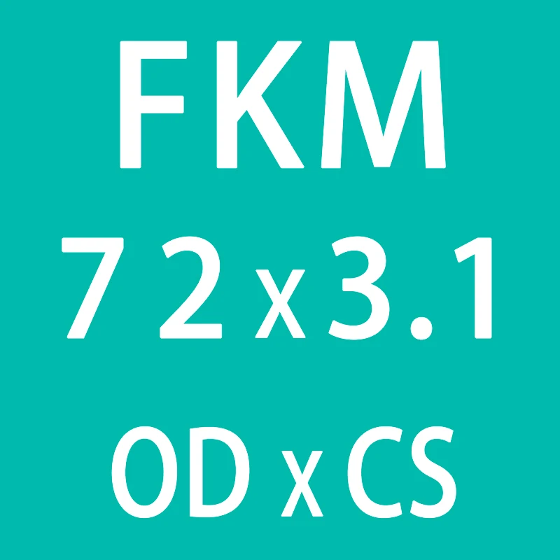 Резиновое кольцо зеленый FKM уплотнительное кольцо 3,1 мм Толщина OD66/68/70/71/72/73/75/76/78/80 мм резиновые уплотнительные кольца масло для уплотнения уплотнительное кольцо шайба - Цвет: OD72mm