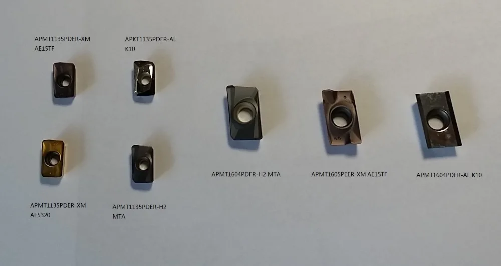APMT1604PDER-H2 AE15TF твердосплавная Поворотная вставка AEROPA Заводские розетки