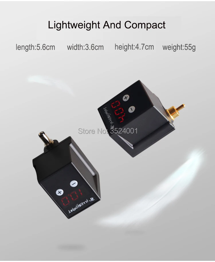 Мини беспроводной источник питания для татуировки для автоматического соответствия татуировки Ротационная Машина Перманентный макияж энергоэффективный