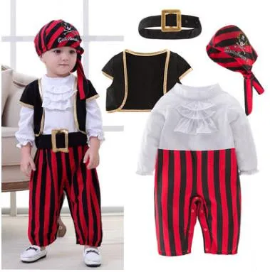 NYAN CAT/комплект для мальчиков на Хэллоуин; Детский костюм пирата; Одежда для танцев для мальчиков; комплекты для малышей; Рождественский подарок; 8 компл./лот - Цвет: Красный