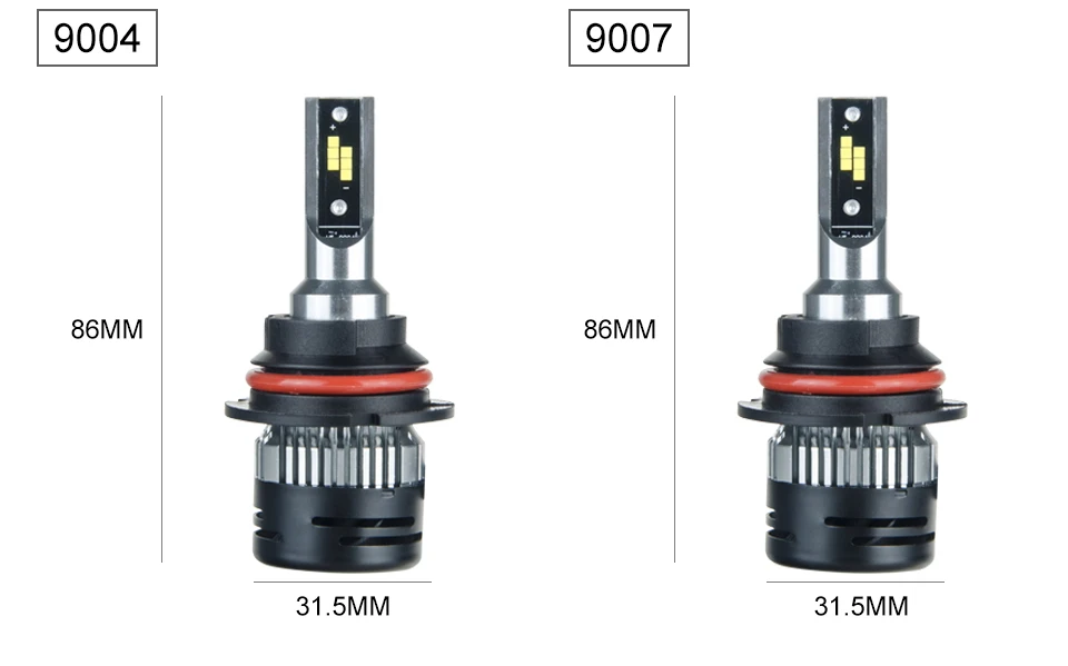 Aceersun H15 H4 H7 MINI LED car headlight bulb canbus 10000lm H11 H1 9005 9006 CSP Chip  24V 6500k Far Outdoor light moto truck (1)