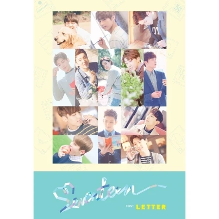 seventeen 1st album first love amp letter letter ver seventeen love and letter album cover