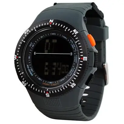 SKMEI 0989, мужские спортивные часы, модные часы, мужские повседневные кварцевые часы, светодиодный, цифровые, водонепроницаемые, военные наручные часы - Цвет: Grey