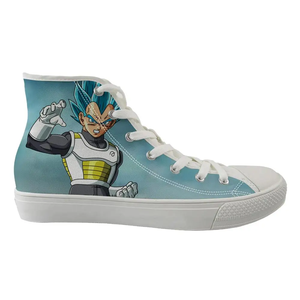 ELVISWORDS Vegeta Dragon Ball Goku Вулканизированная обувь высокие удобные Супер Saiyan спортивные аниме на шнуровке для мужчин мальчиков - Цвет: CDHJ1042Z39