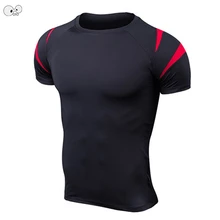 Бег Для мужчин спортивная одежда для бега рубашка Для мужчин уход за кожей лица Маска Спорт Бег Футболка Тренажерный зал для обучения фитнесу сухой подходят короткий рукав спортивная одежда