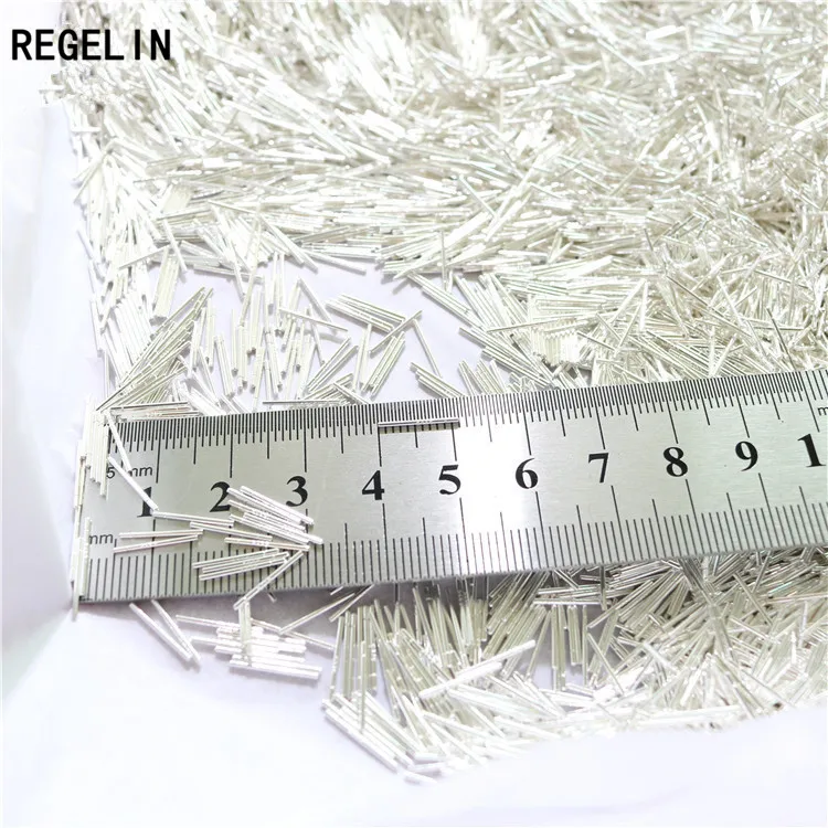 

REGELIN 925 Sterling Silver Earrings Settings 0.7x12mm Ear Jewelry Pin Stud Ear Needles Pure Silver Earrings Jewelry Findings